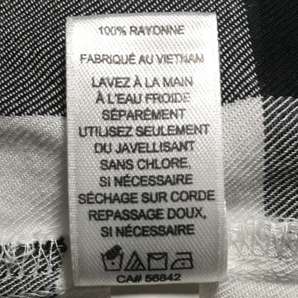 Express Black/White/Gray Plaid Button-Down Shirt - Picture 8 of 13